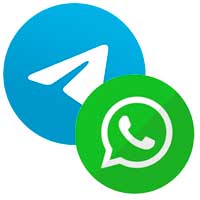 WhatsApp Telegram
